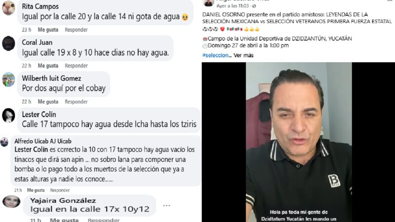 Alcalde de Dzidzantún gasto el dinero de la reparación de las bombas de agua potable en un partido de futbol