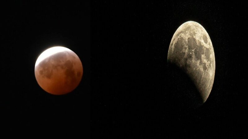 Miles de yucatecos disfrutaron del eclipse lunar “Luna de sangre”