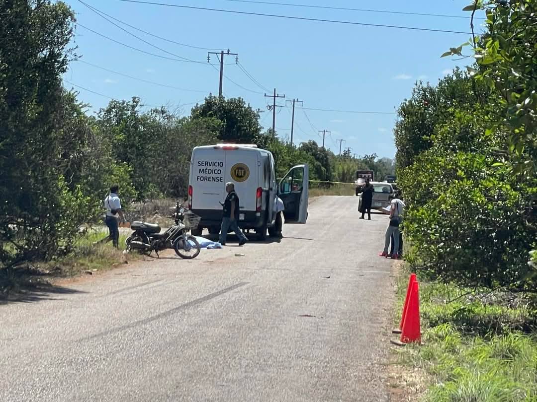 Una mujer murió atropellada cuando iba a su parcela en carretera Oxkutzcab– Dzan