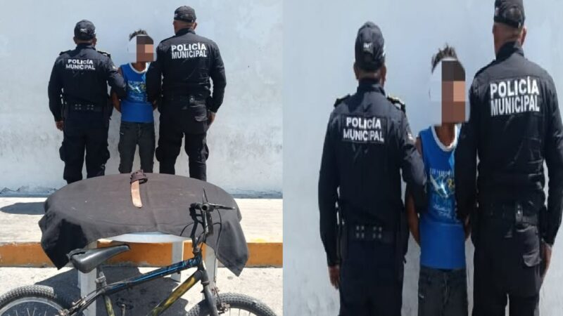 Joven delincuente le roba una bicicleta a su tía: ya está detenido en Progreso