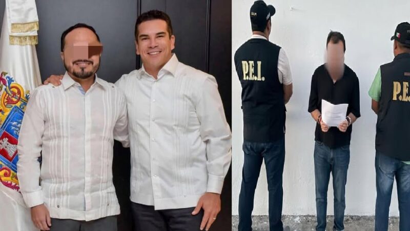 Detiene en Mérida al ex vocero de ex gobernador de Campeche “Alito” por delitos de peculado y uso indebido de facultades