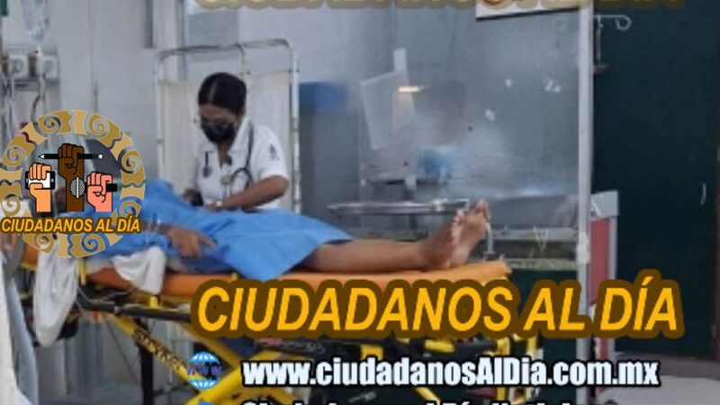 Motociclista que derrapó en Dzidzantún pide ver a sus hijos esta grave en una clínica de Mérida