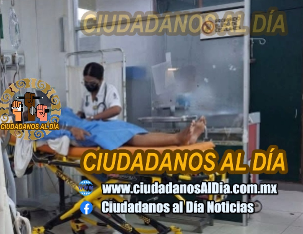 Motociclista que derrapó en Dzidzantún pide ver a sus hijos esta grave en una clínica de Mérida