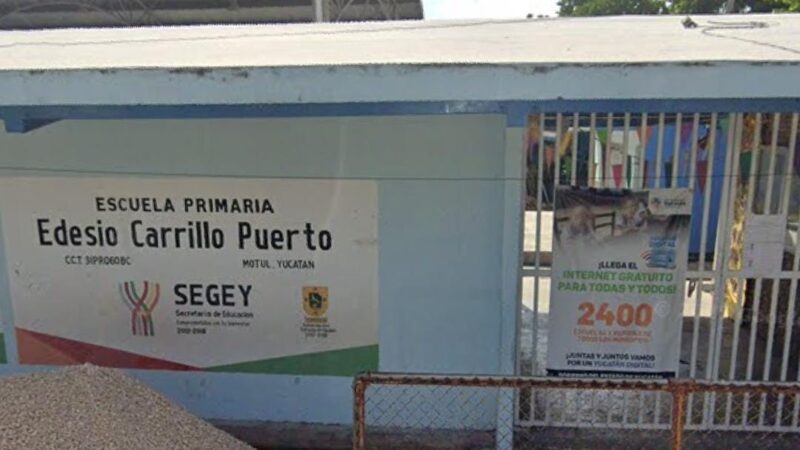 Alumna de una primaria de Motul lleva a la escuela una pistola de aire comprimido  