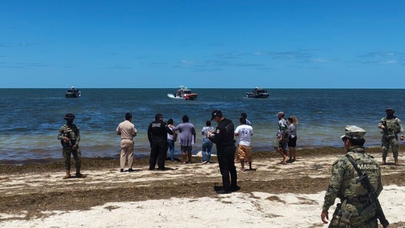 Hallan en playas de Santa Clara el cadáver del buzo extraviado en Dzilam de Bravo