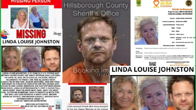 Desaparece en Yucatán una estadounidense veterana de guerra: La habría matado su hijo