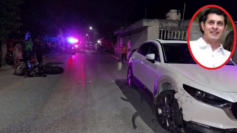 Alcalde tizimileño encubrió a su ebrio hermanito luego que chocó y lesionó a tres motociclistas