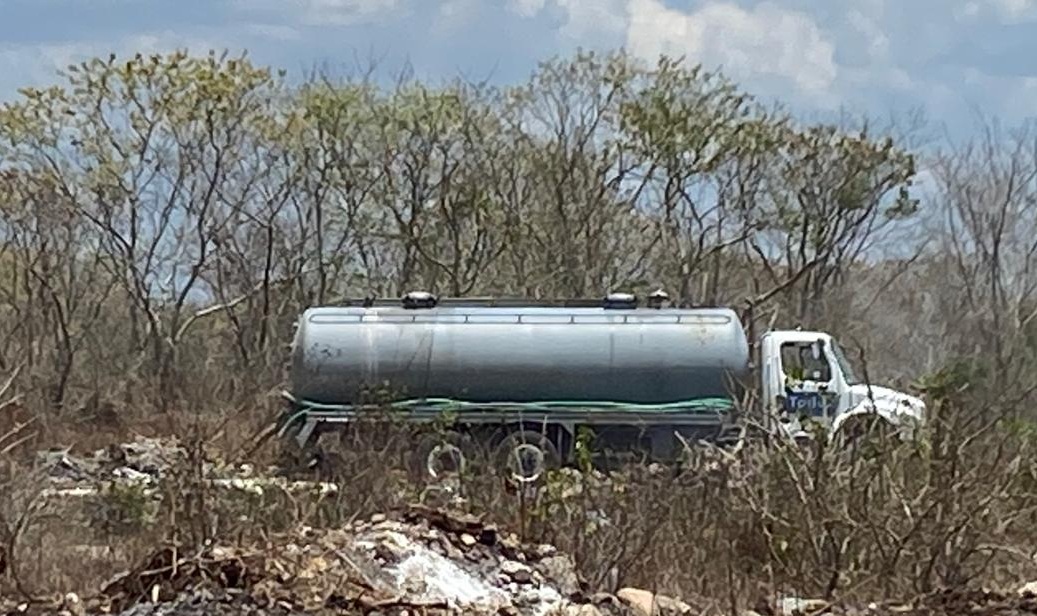 Empresas de aguas residuales usan el basurero Dzidzantún como depósito de desechos tóxicos