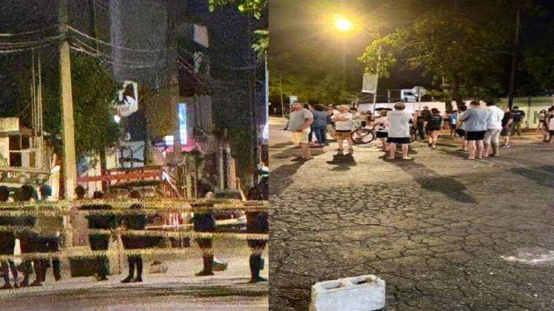 Vecinos de la 42 Sur cierran calles y exigen a la CFE reestablezca el suministro eléctrico