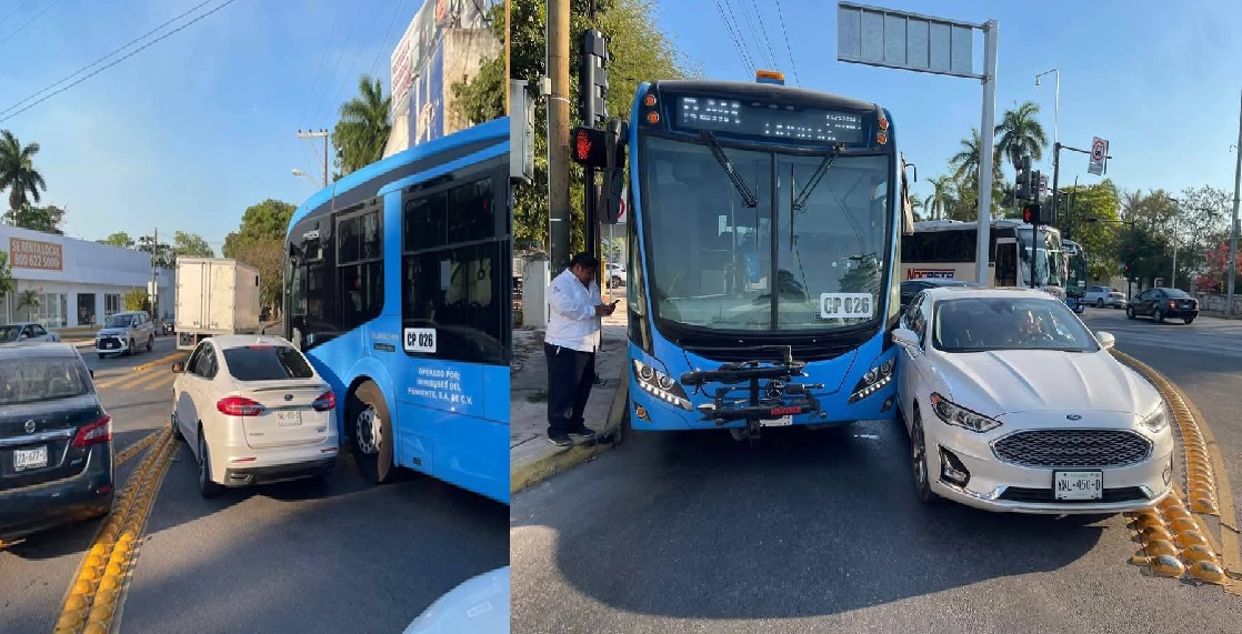 Va y Ven chocones: otro choca en la calle 50 contra el costado de un automóvil Ford