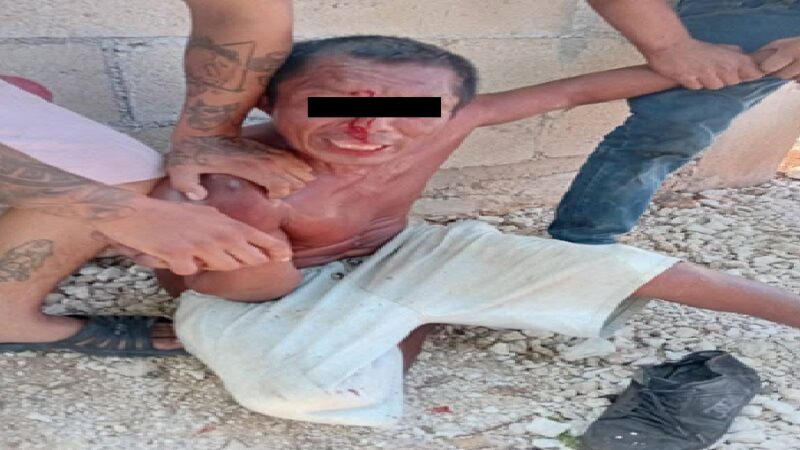 Atrapan a una rata de dos patas robando en un taller mecánico de Umán: Le dan su calentadita