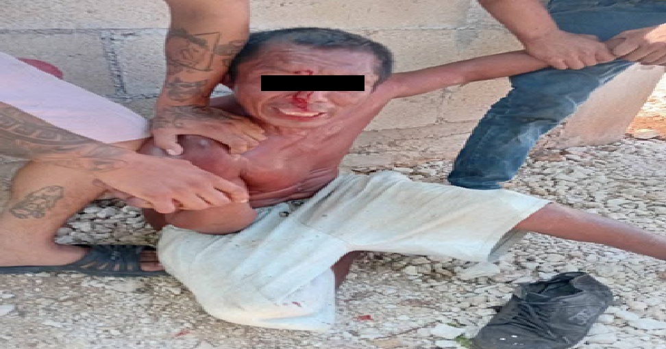 Atrapan a una rata de dos patas robando en un taller mecánico de Umán: Le dan su calentadita