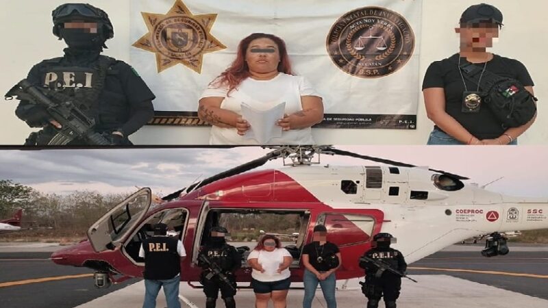Detiene en Mérida a una mujer miembro de una banda de extorsionadores en Quintana Roo