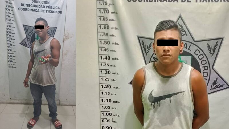 Un joven de Mérida roba dulces en una tienda de Tixkokob: lo detuvo la policía