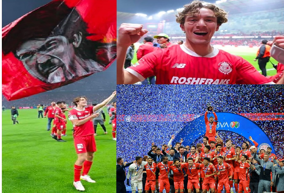 Marcel Ruiz de los Diablos del Toluca nuevo campeón Yucateco en la Liga MX 2025