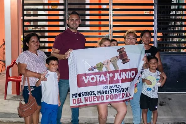 El diputado morenista Samuel hace campaña y viola la ley: Morena corrompe todo