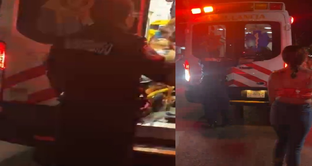 Una motociclista evito atropellar a una joven, pero derrapó y lesionó en el centro de Progreso