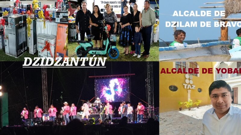 La comuna de Dzidzantún celebró en grande el día del maestro: Yobaín y Dzilam alcaldes “Pal perro”
