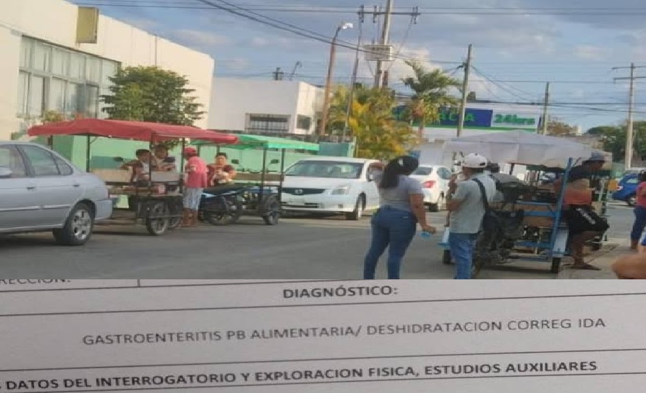 Terminan con vómitos y diarrea en el IMSS de Acanceh por comer tacos de cabeza en Seyé