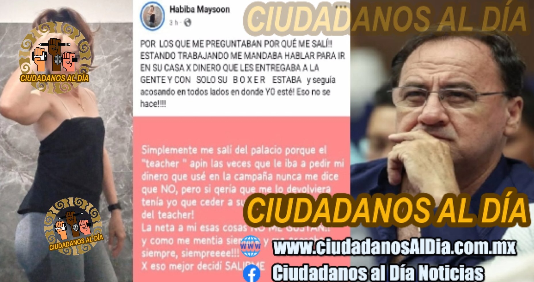 El alcalde de Dzidzantún acosa sexualmente a una joven a la que le debe dinero de campaña