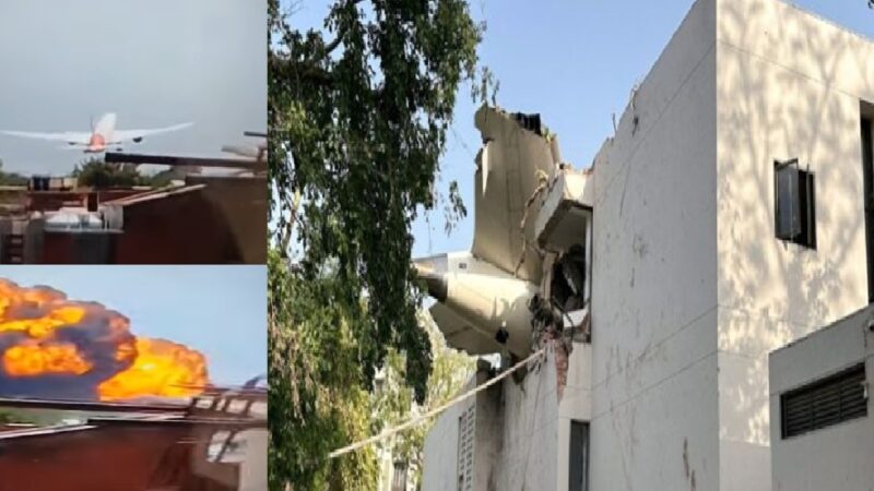 Se desploma un avión sobre un colegio de médicos en la india: No hay sobrevivientes