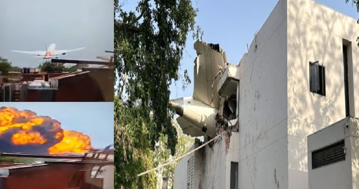 Se desploma un avión sobre un colegio de médicos en la india: No hay sobrevivientes