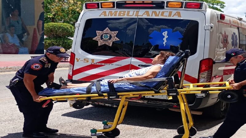 Mujer de Yobaín va de compras a Dzidzantún, se desvanece y termina en una clínica