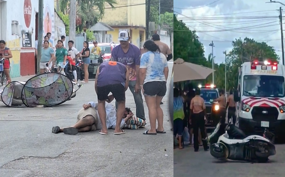 Joven se lesiona y la comuna de Cansahcab lo deja tirado: una ambulancia de la SSP lo trasladó a una clínica
