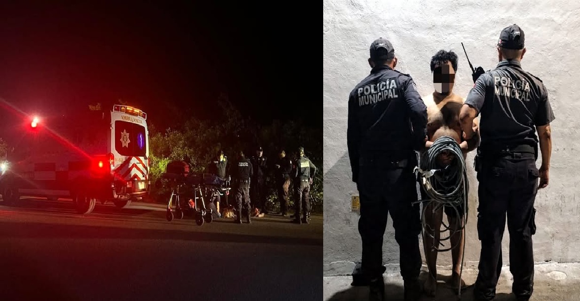 Un motociclista se lesiona carretera a Chelem y la policía detuvo a un ladrón en Chuburná