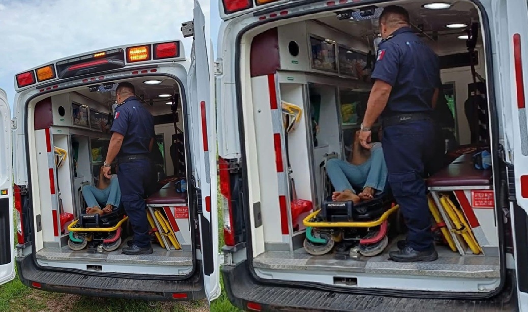 Una serpiente de cascabel le muerde la mano a un abuelito en Seyé