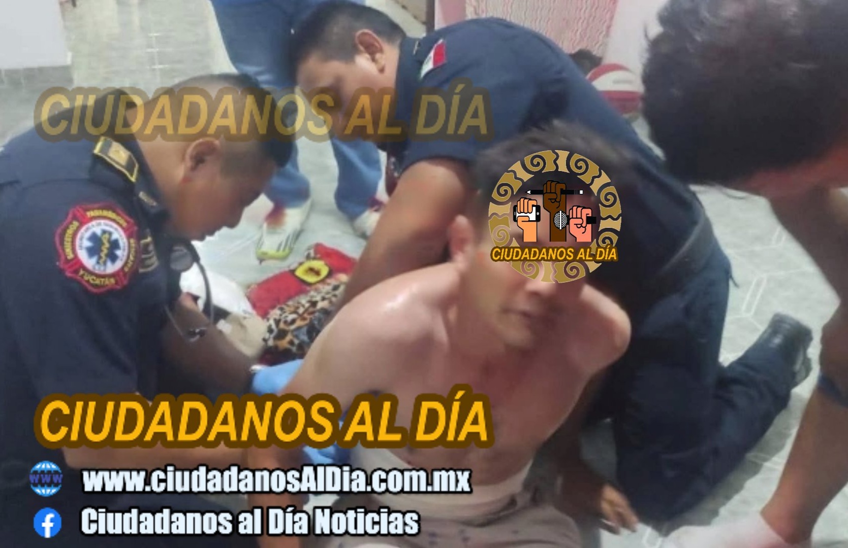 Ebrios comenzaron bebiendo cerveza y terminó uno acuchillado en Dzilam González