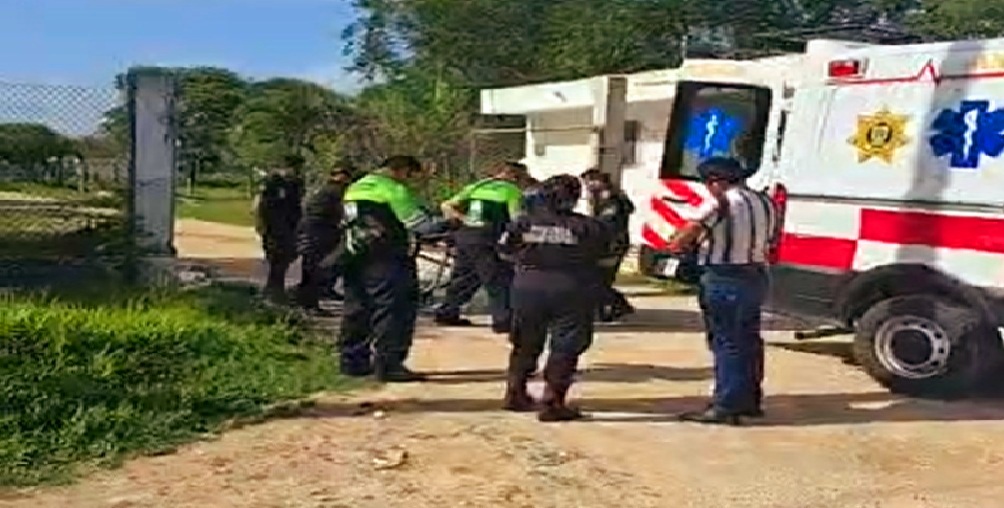 Un motociclista derrapa y lesiona cuando en el tramo Kinchil- Celestún