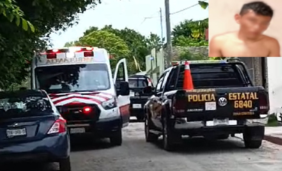 Por drogas un sujeto machetea al Chema en Dzilam González