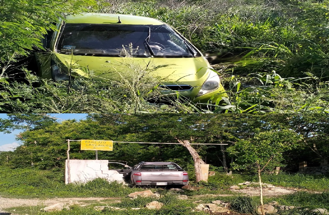 Dos mujeres salen de la carretera y un empleado del inegi se estrella contra un muro en Motul