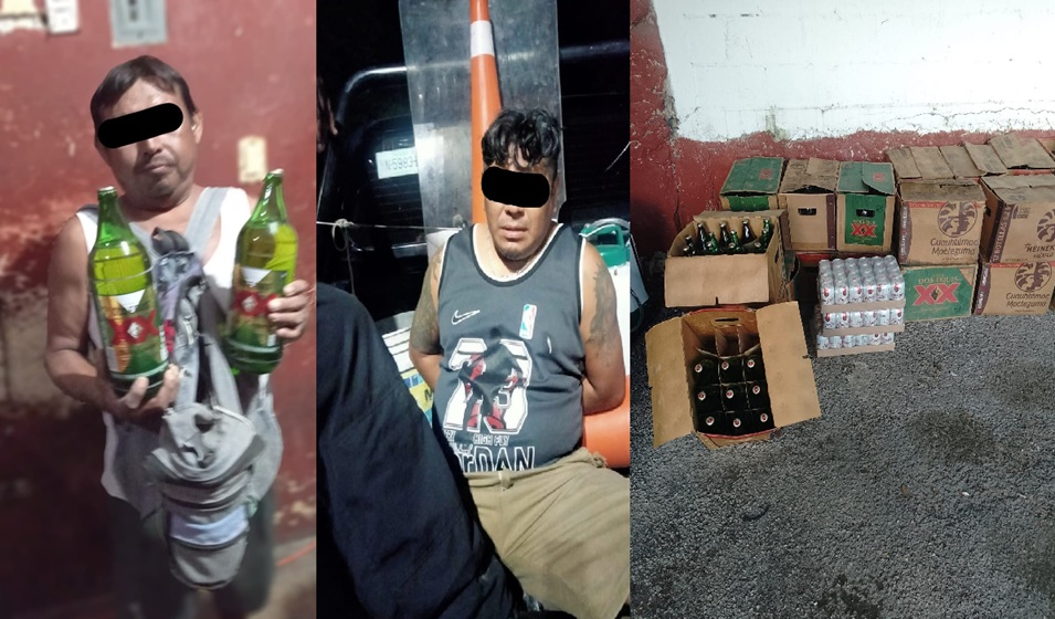 Compraba sus caguamas en un clandestino y lo detienen en Motul: No pago su moche, Dicen.