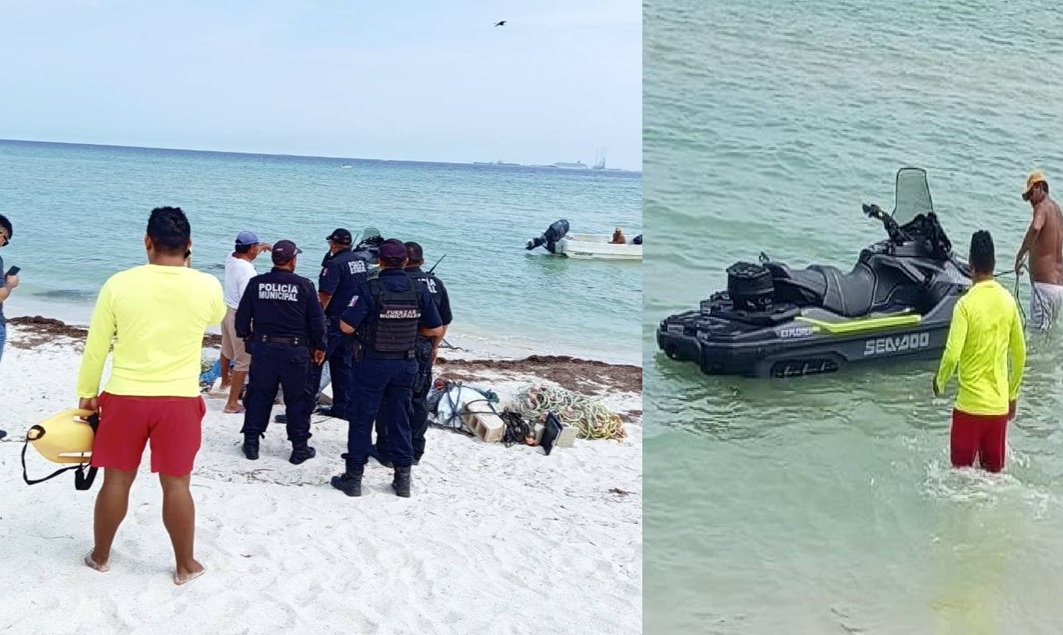 Pescadores de Progreso hallan una moto acuática a la deriva: la entregan a las autoridades