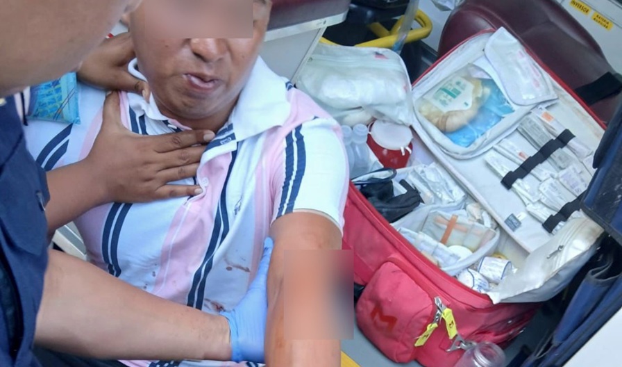 Por viejas rencillas par de humanos disparan a un joven de Calotmul, luego huyen del lugar