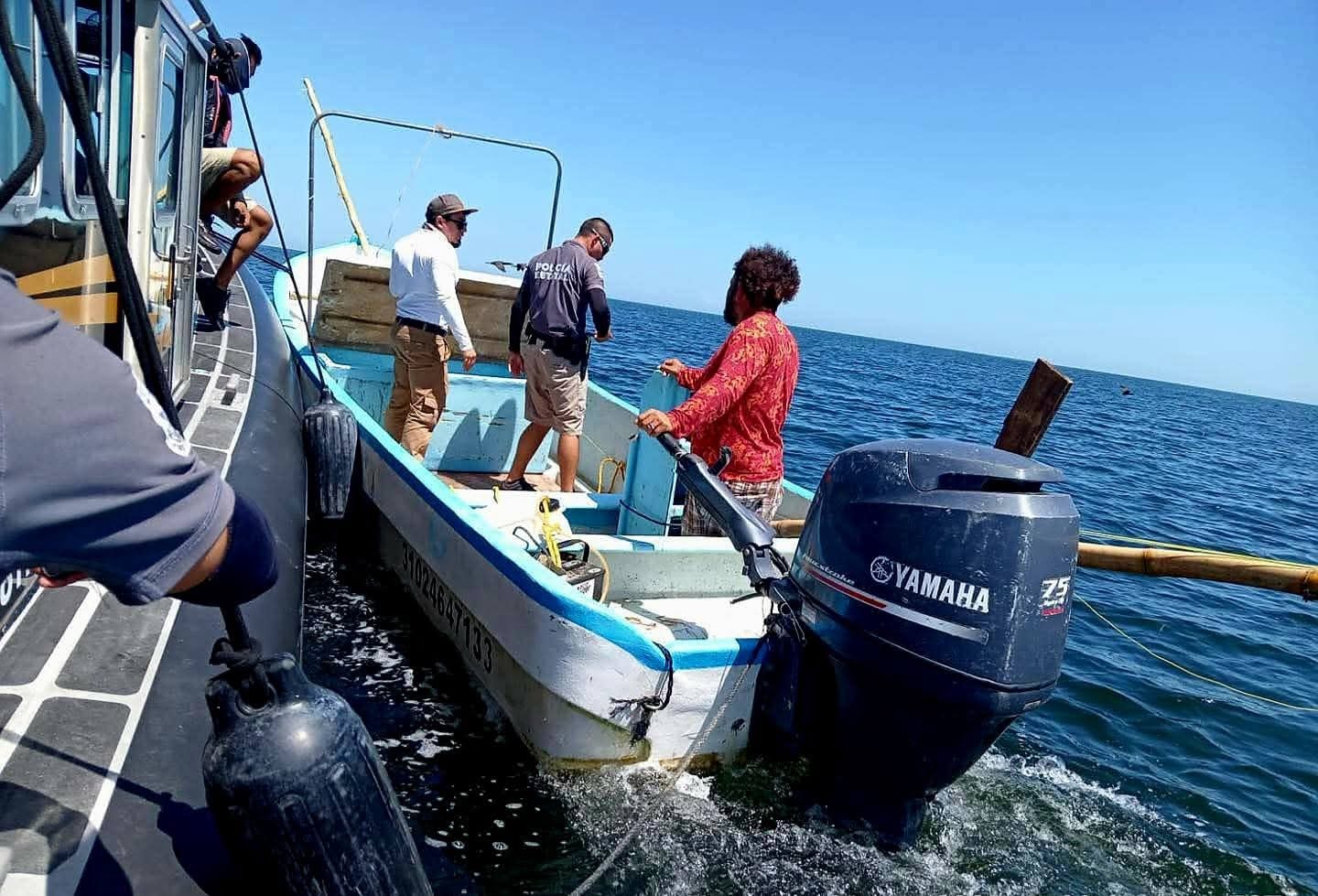 Conapesca asegura una lancha del “Calaca” en Dzilam de Bravo: buceaban pulpo con cloro