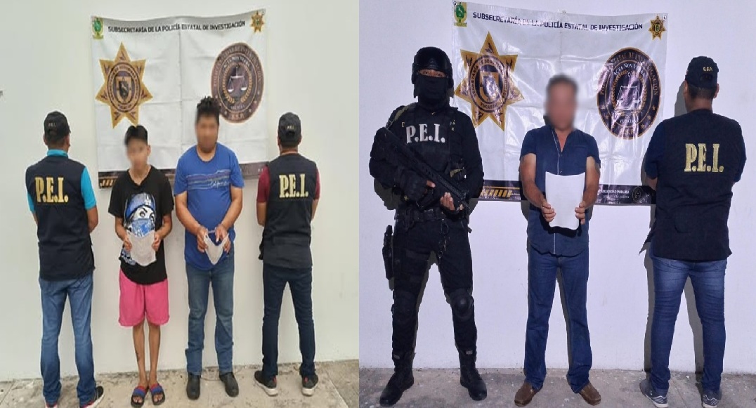 Policía detiene a dos ladrones en Cholul y un homicida en Kanasín