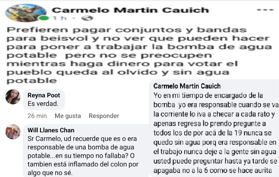 Alcalde de Cansahcab “NO Tolera la crítica a su administración” llama dolidos del colon a cansahcabeños