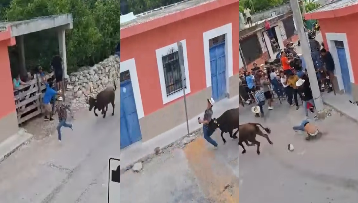 Menor termina en una clínica luego de ser corneado por una vaquilla en la “Dzidzantuneada”