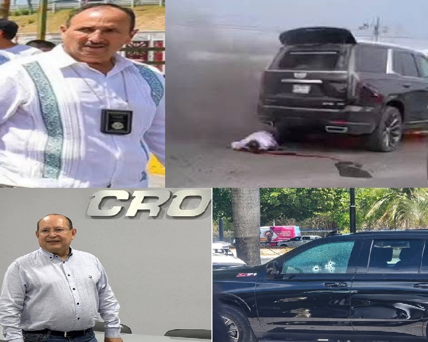 Ejecutan al fiscal de la FGR Ernesto Cuitlahuac en Reynosa y a Mario Machuca líder de la CROC en Cancún