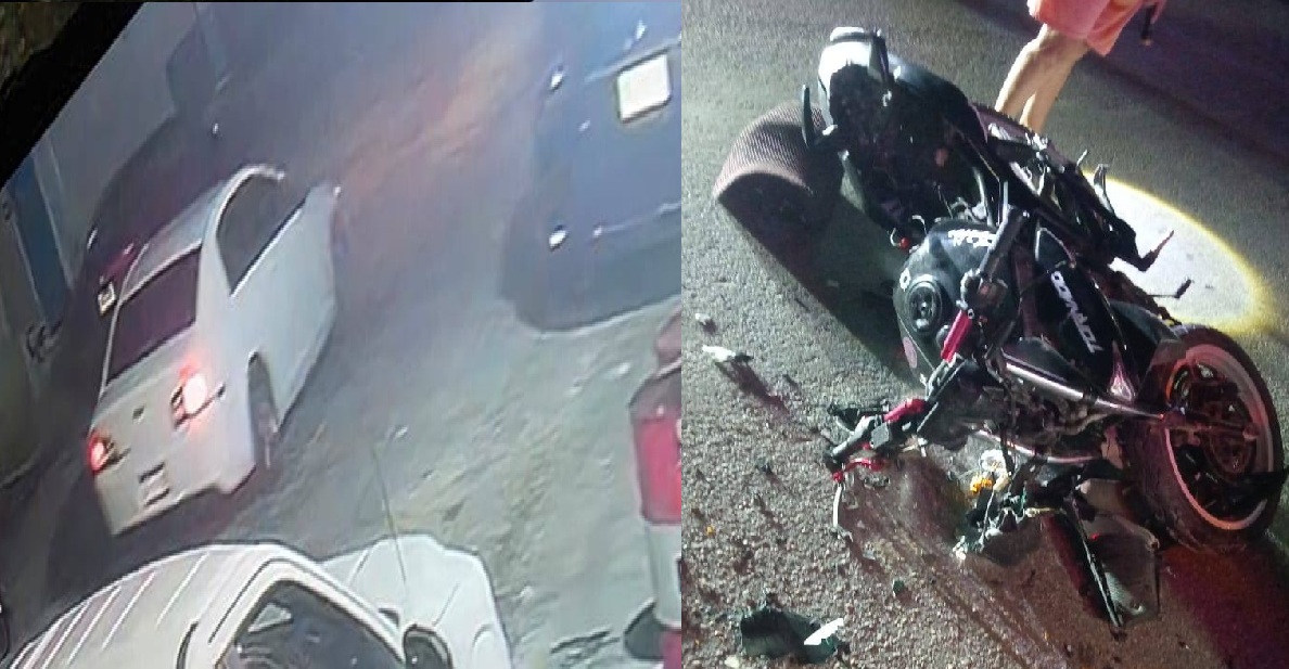 Un automovilista choca y lesiona a un motociclista, luego se da a la fuga en Progreso