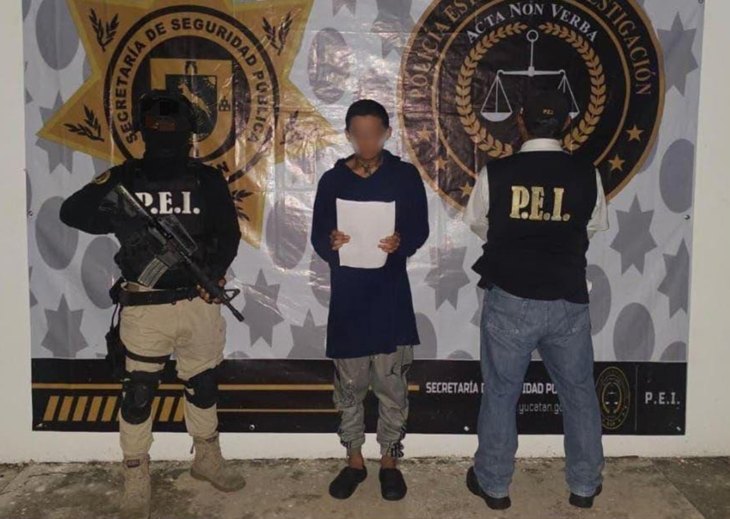 Ni tan Jesús, detenido por apuñalar a una persona en la colonia San José Tecoh