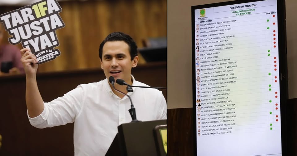 Diputados de Morena votan en contra la propuesta de bajar la tarifa de luz en Yucatán: quieren que el pueblo pague más por la luz