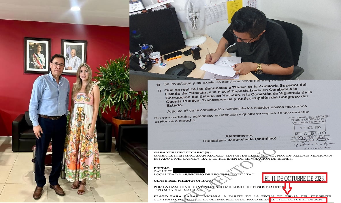 Denuncian de presunta corrupción a Chelita M. titular de la Comisión Anticorrupción Del Congreso De Yucatán