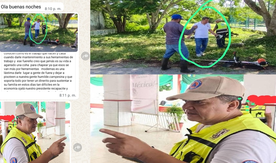 El general humilla a mujeres y abuelitos de la brigada de limpieza en Cansahcab: Dice ser poderoso