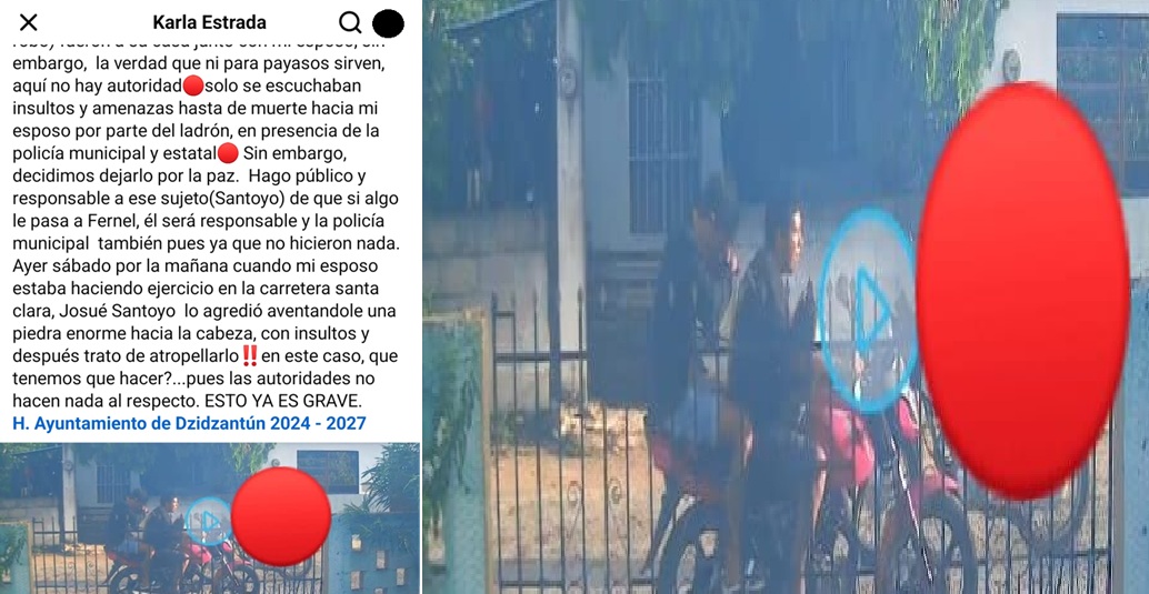 El Santoyo roba en una casa, luego intenta atropellar al dueño y le tira una piedra en la cabeza
