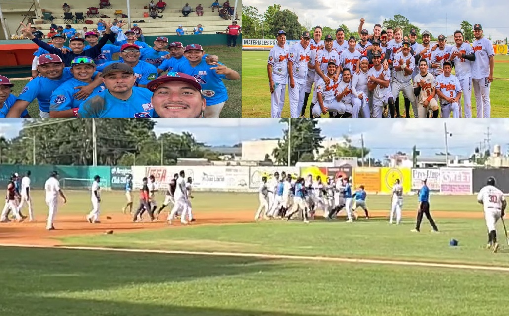 Mal perdedores, Naranjeros golpean a peloteros de Potros en el juego de inicio de playoff