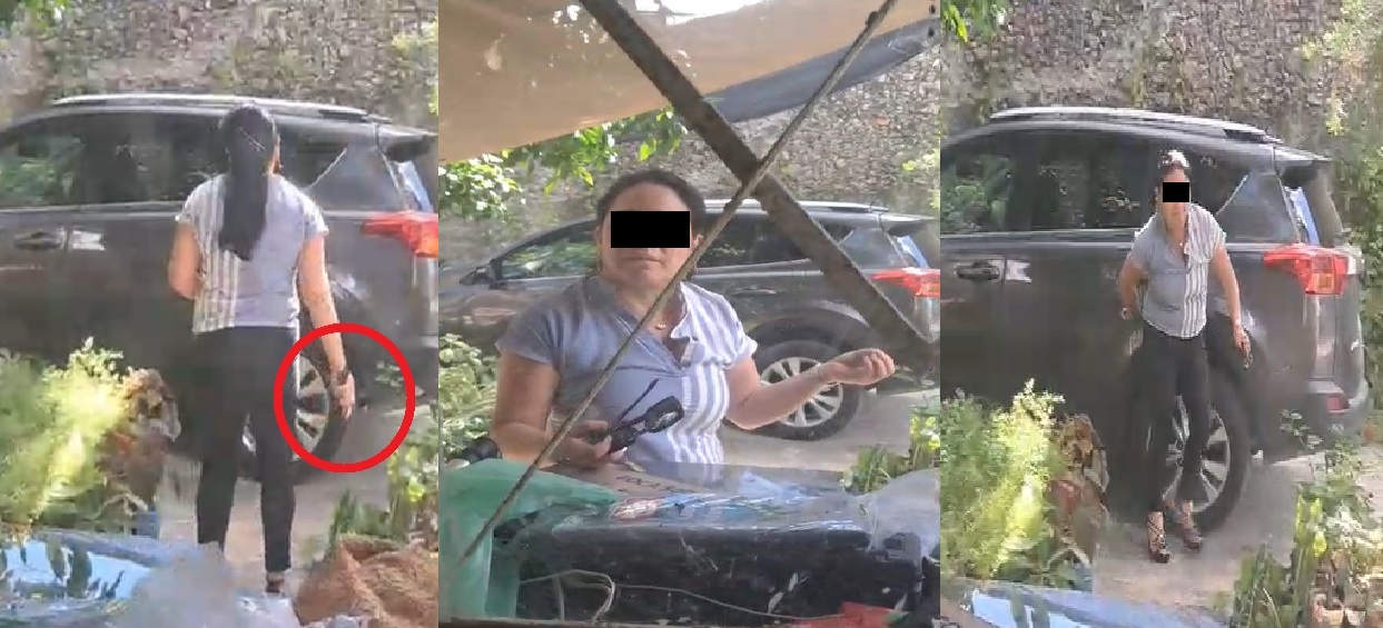 Violenta directora de una guardería de Motul, allana la casa de una abuelita y le daña una camioneta en Cansahcab